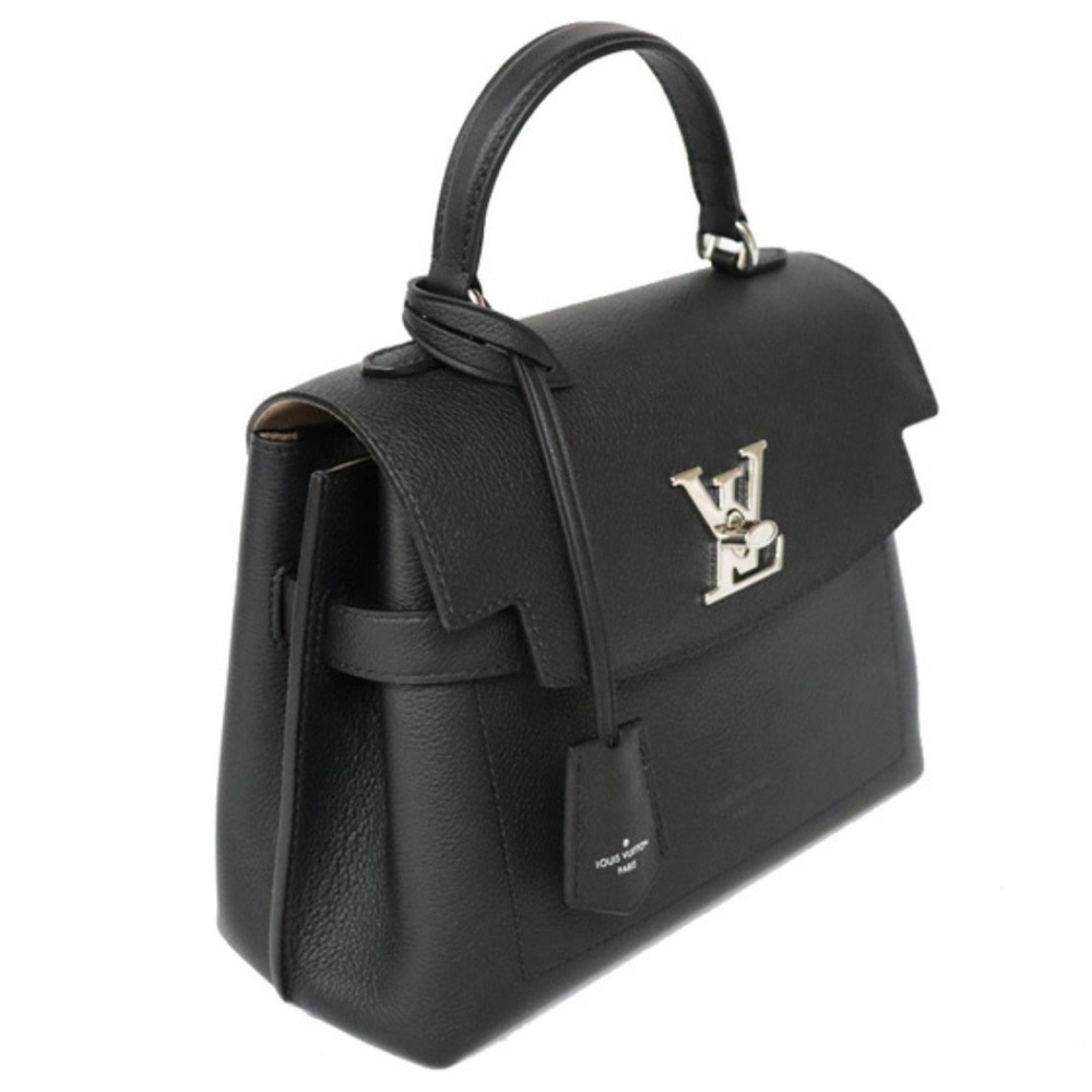 Louis Vuitton Lock Me Ever BB Calf Leather Shoulder Bag Black